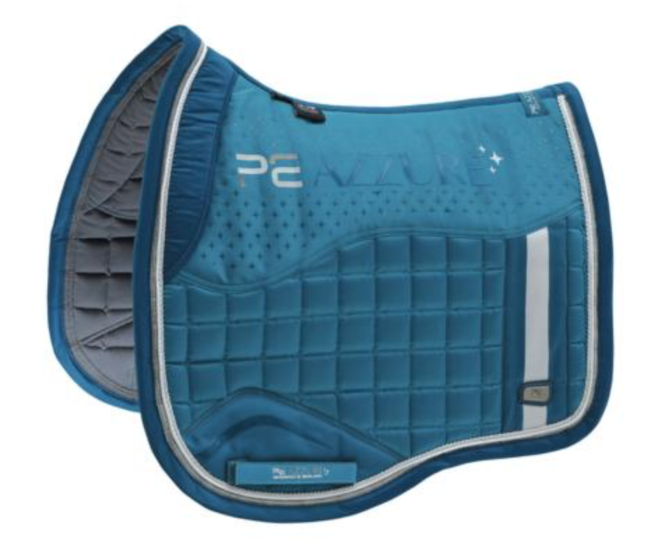 PE Azzure Anti Slip Satin Deluxe Dressage Pad