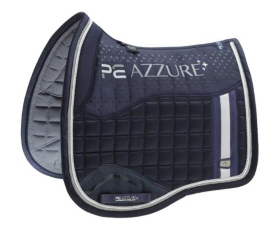 PE Azzure Anti Slip Satin Deluxe Dressage Pad