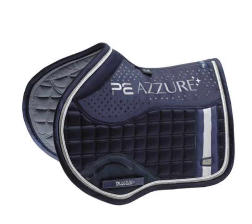 PE Azzure Anti Slip Satin Deluxe Jump/GP saddle Pad