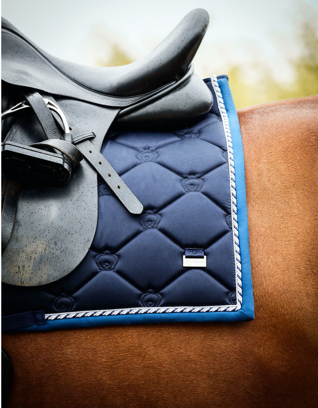 PS OF SWEDEN MARINE MONOGRAM SADDLE PAD