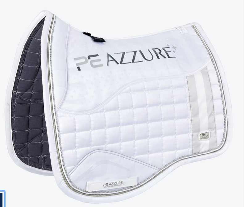 PE Azzure Anti Slip Satin Deluxe Dressage Pad