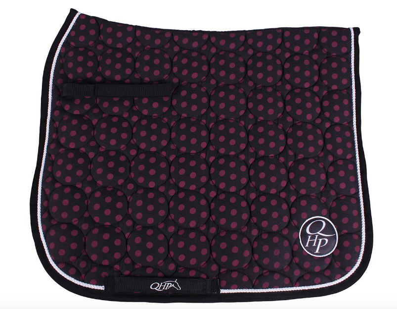 QHP Polka Dot Saddle Pad