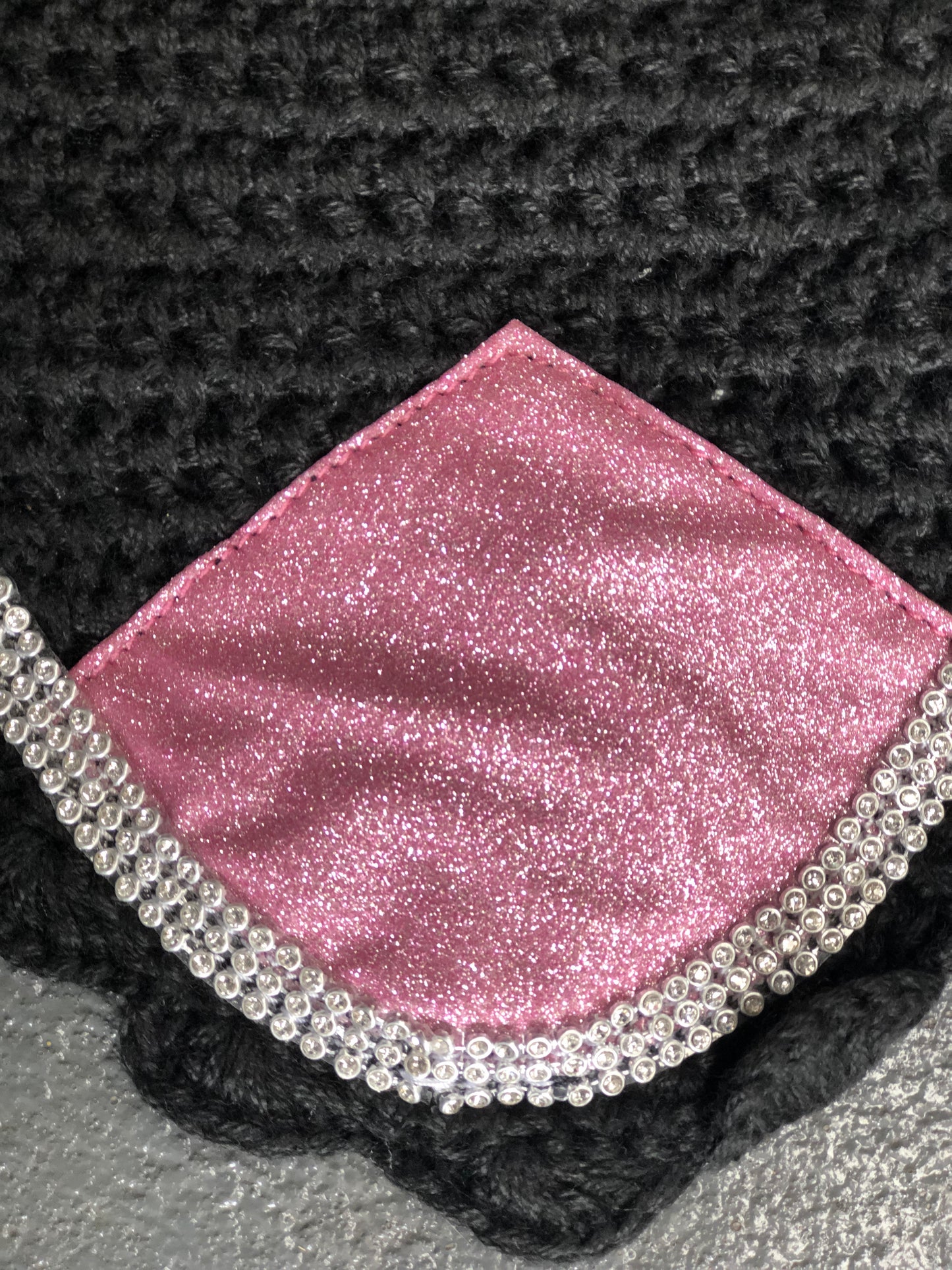 Blossom shimmer ear bonnet