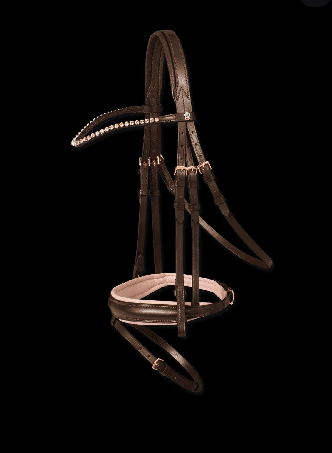Waldhausen Bridle XLine Rose Gold