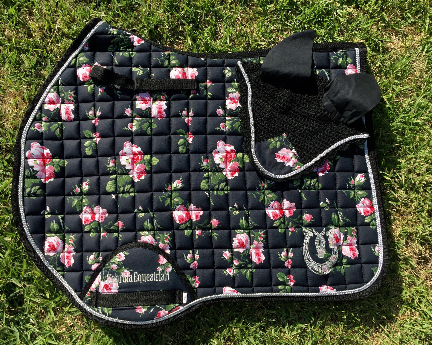 Floral jump Saddle Pad