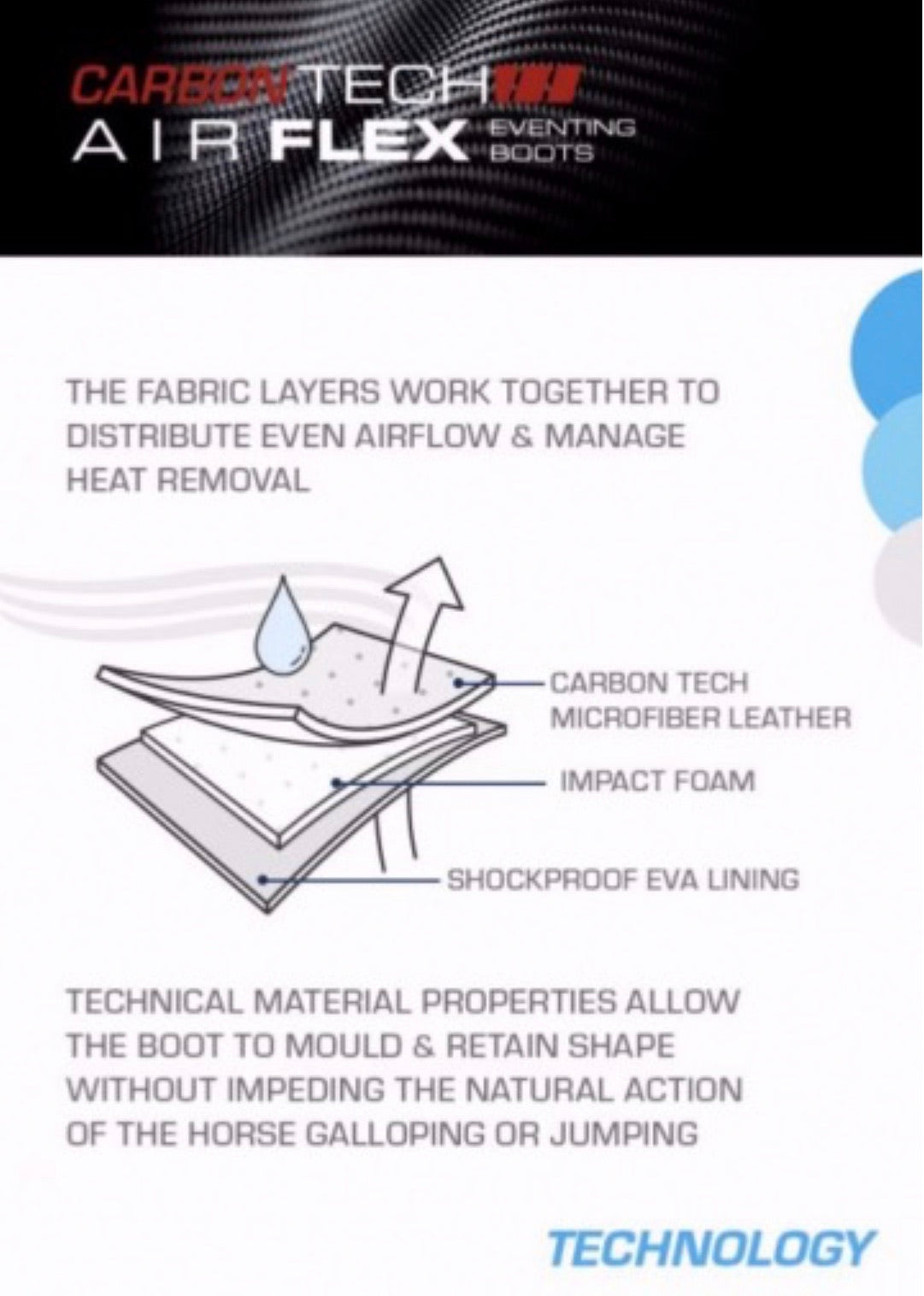 PE Carbon Tech Air Flex Eventing Boots