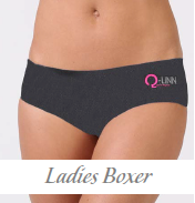Q-Linn Ladies Sports Boxer Anthracite