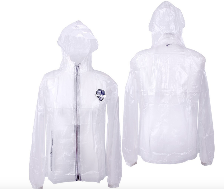 QHP Clear Waterproof Rain Coat