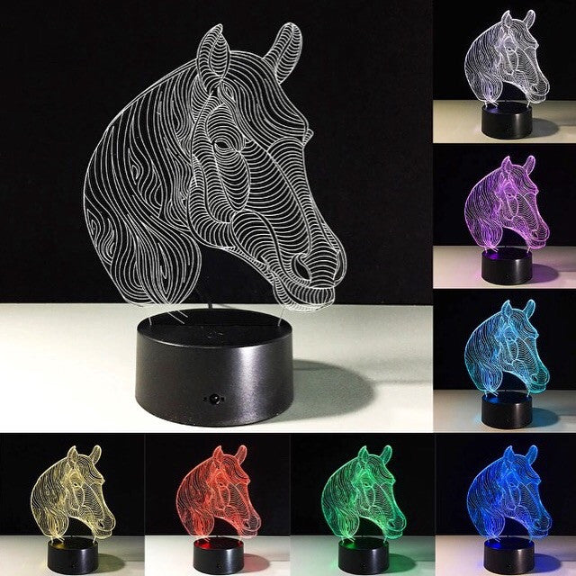 Horse LED night light